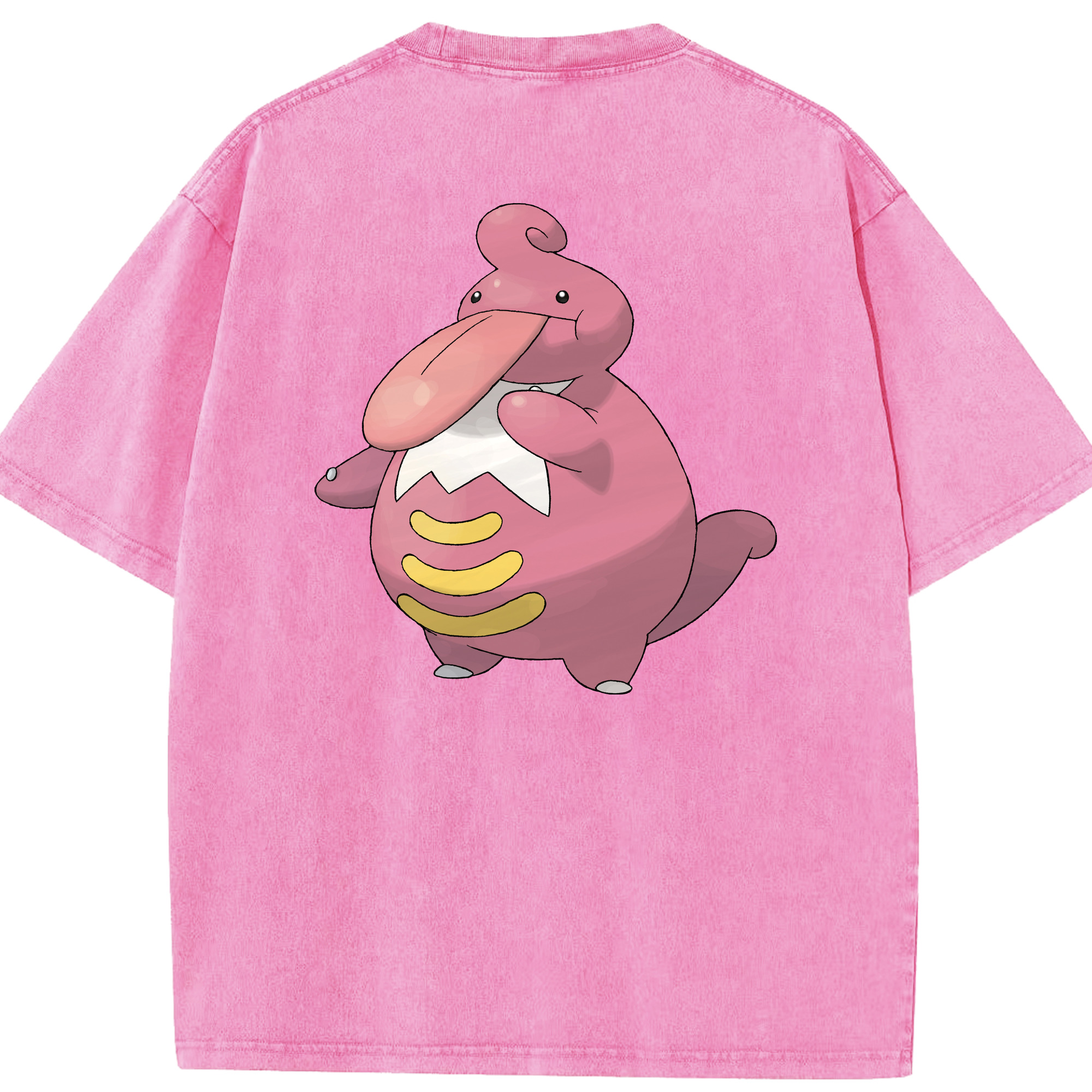 （画像用） ポケットモンスター Pokémon 綿100% ヴィンテージ風 半袖Tシャツ（背面プリント）